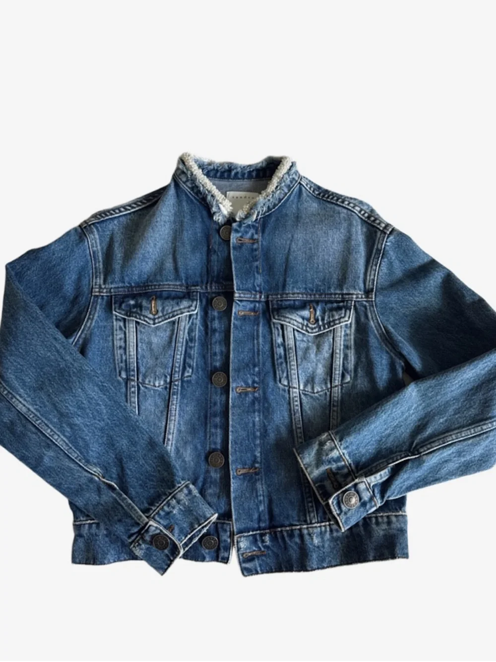 SANDRO DENIM JACKET - Picture 6 of 8